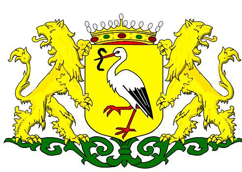 Coat of arms of the Dutch city of Den Haag.