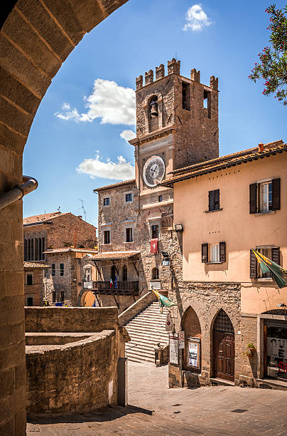 istock Palazzo Comunale historic building in Cortona, Italy 493942584
