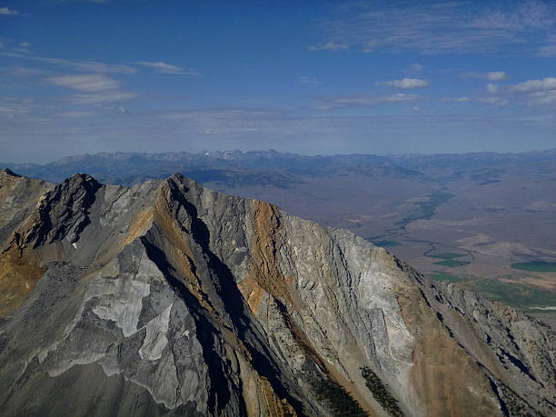 The steep grade provides a gorgeous view of the valley below on the way to Summit Borah.