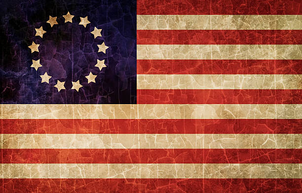 Old 1777 Flagge der USA – Foto