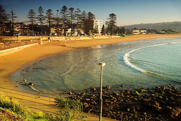 Dee Why Beach at sunrise, one of the Northern Beaches of Sydney, Australia.