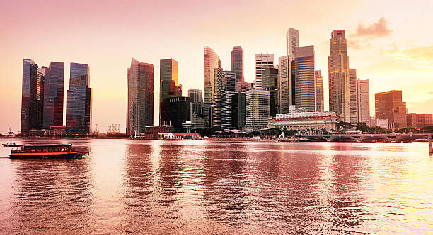 istock Sunset view of Singapore 493959567