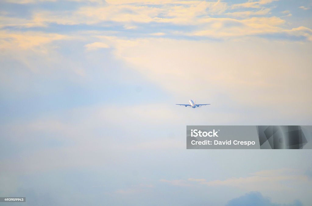 "Grande al tramonto" - Foto stock royalty-free di Aereo di linea