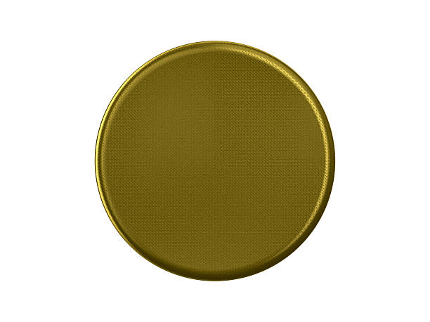 istock Golden badge on white background 493969012