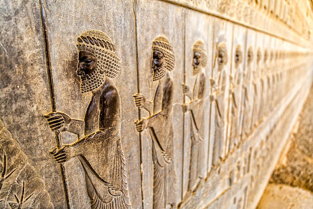 istock Immortals relief detail Persepolis 493969158