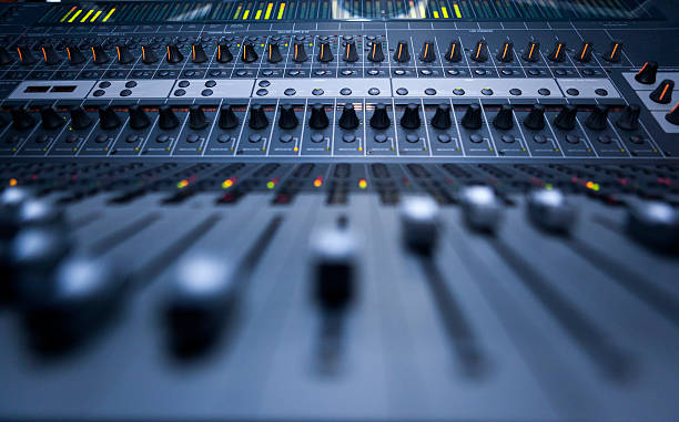 Recording Studio Sound recording studio sound mixer photos stock pictures, royalty-free photos & images