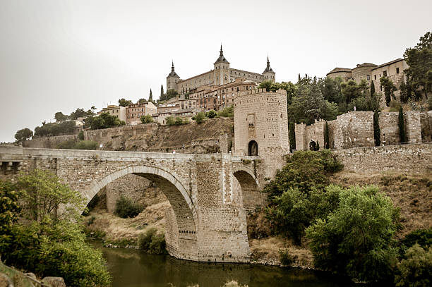 istock The approach up the hill to Toledo, Spain 493969924