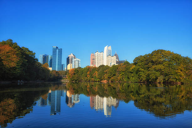 istock Atlanta skyline in autumn 493969926