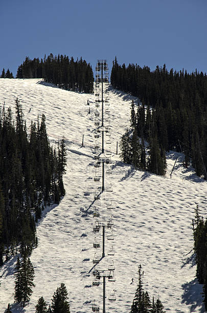 istock Ski Lift Under a Colorado Blue Sky 493973750