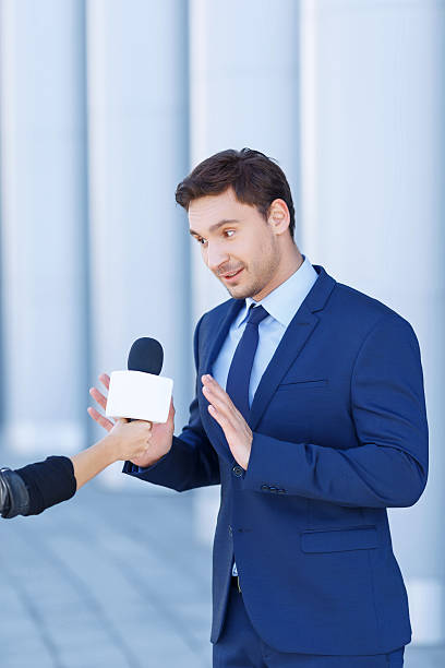 istock Young gentleman is not willing to speak 493973870