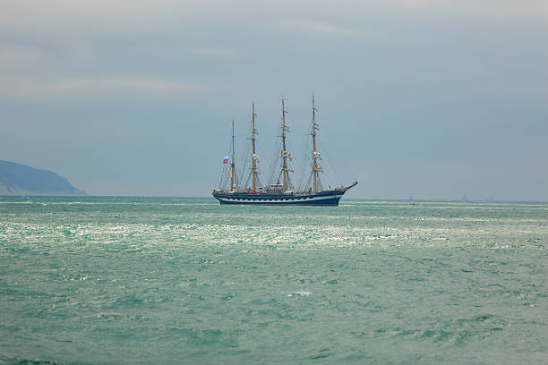 istock beautiful sailing ship on the high seas 493978761