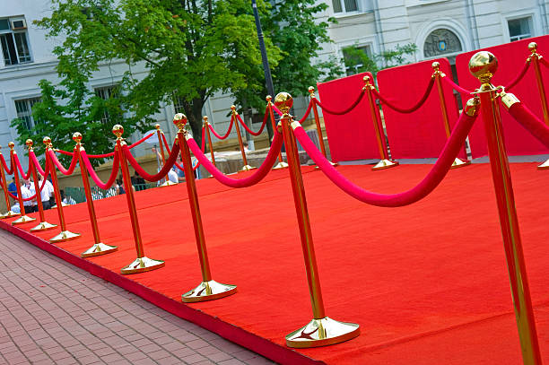 Way to success on the red carpet (Barrier rope)