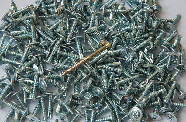 istock Background of many screws 493980486