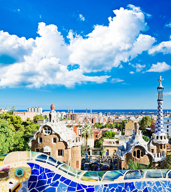 istock Park Guell in Barcelona, Spain. 493980884