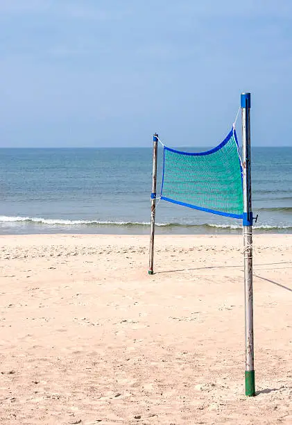 Beach-Volleyball field at a beach