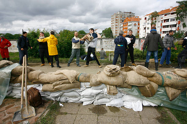 Participants in an obstacle course carrying trunks outdoors