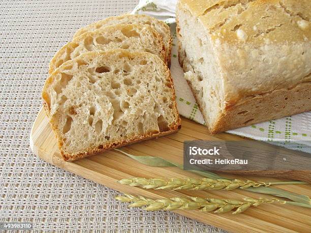 Sliced White Bread With Spelt Flour From Baking Tin Stock Photo - Download Image Now
