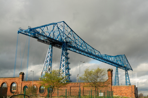 Longest remaining transporter bridge in the world.  Opened in 1911, this bridge is still in operation.