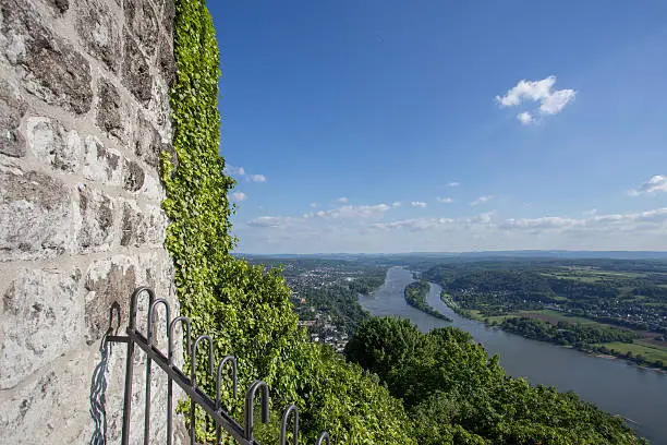 castle ruin drachenfels in koenigswinter gemany