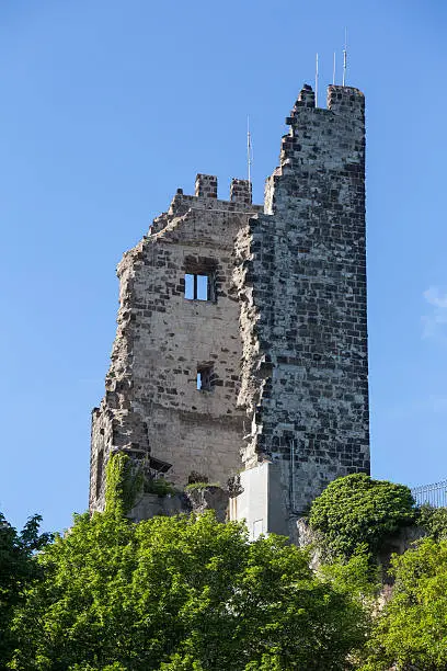 castle ruin drachenfels in koenigswinter gemany