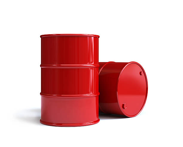 oil barrels - olievat fotos stockfoto's en -beelden