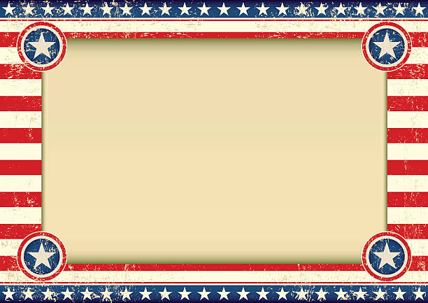 uns hintergrund horizontale - old american flag patriotism obsolete stock-grafiken, -clipart, -cartoons und -symbole