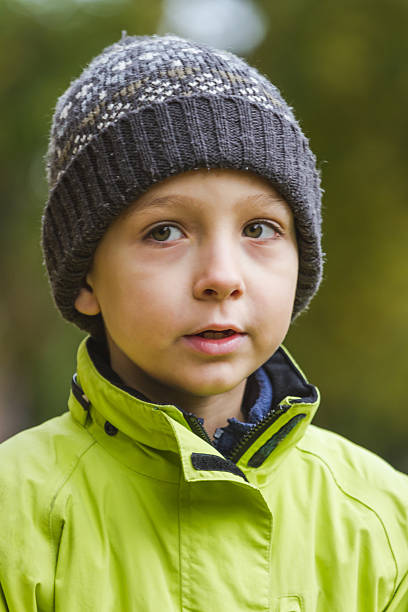 istock Little boy in the nature in fall 493994542
