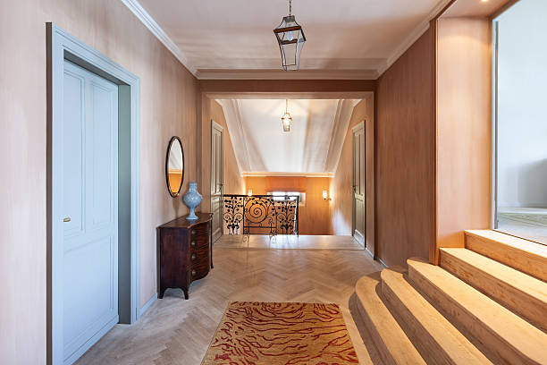 istock corridor of a luxury mansion 493997810