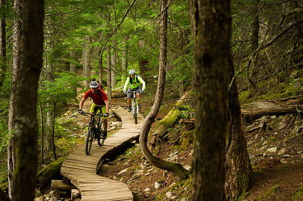 Mountain Biking Couple