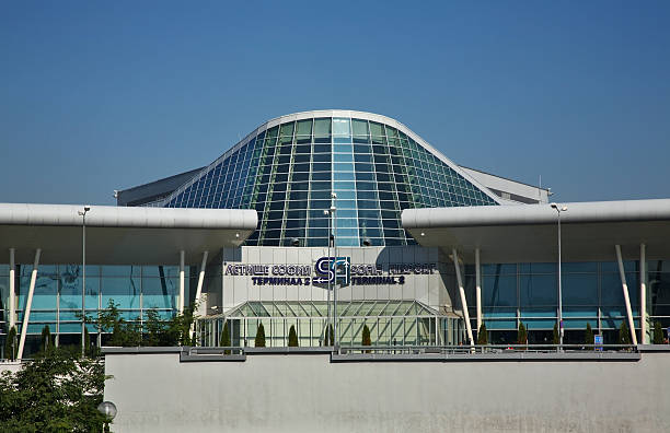 aéroport de sofia. tm - sofia photos et images de collection