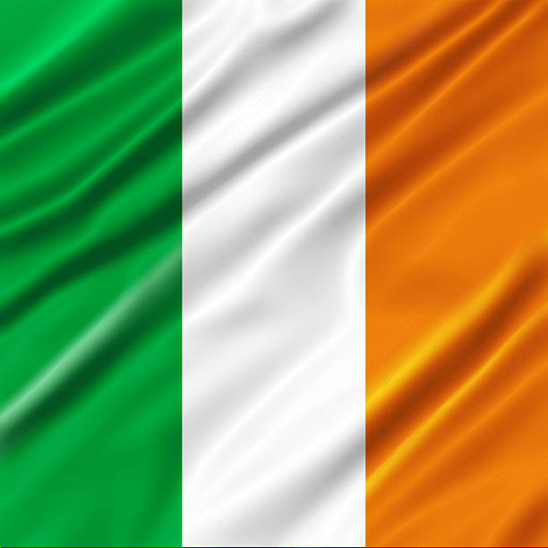 bandiera di irlanda - irish flag foto e immagini stock