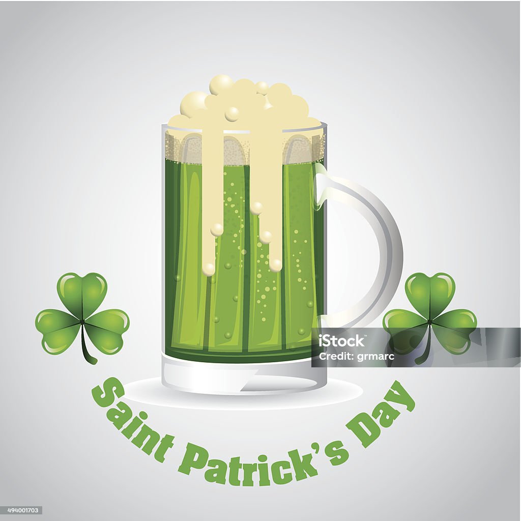 Saint Patrick's Day - Lizenzfrei Alkoholisches Getränk Vektorgrafik