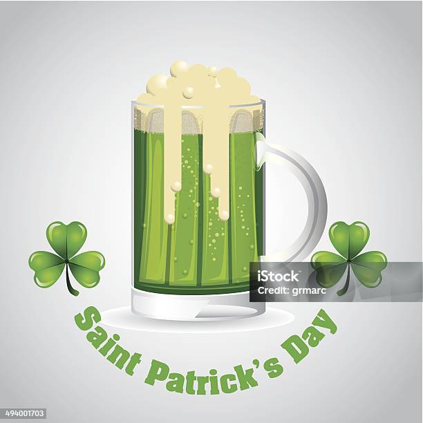 Saint Patricks Day Stock Vektor Art und mehr Bilder von Alkoholisches Getränk - Alkoholisches Getränk, Bier, Bildhintergrund
