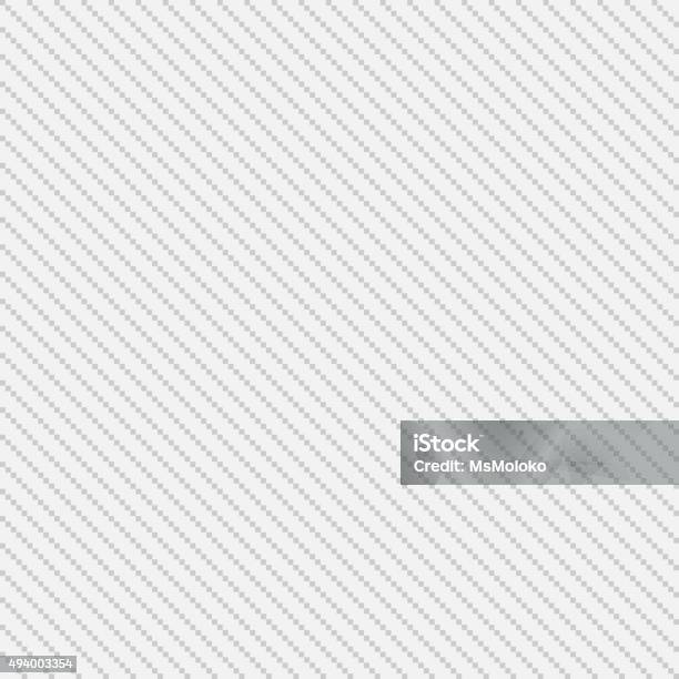 Thin White And Grey Diagonal Stripes For Background Stock Illustration - Download Image Now