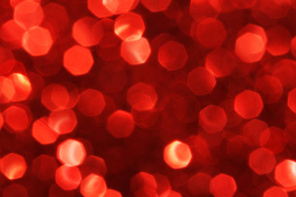 istock Red abstract bokeh - perfect christmas and Valentine background 494003459
