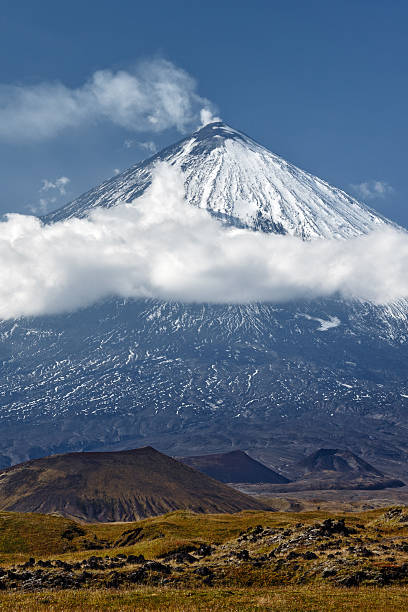 istock Klyuchevskoi Volcano - active volcano on Kamchatka. Russia, Far East 494007284