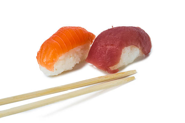 istock Various kinds of sushi and sashimi 494025222