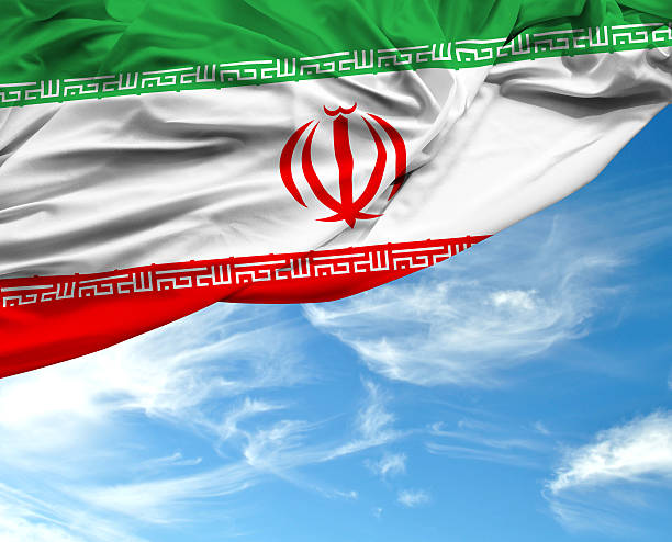 istock Iran waving flag on beautiful day 494027172