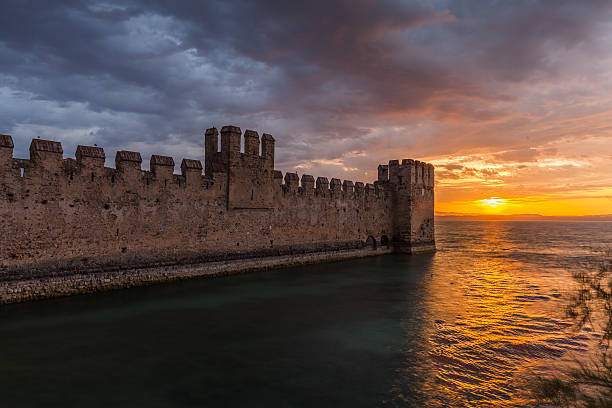 istock Climate port in Sirmione on Lake Garda 494028236