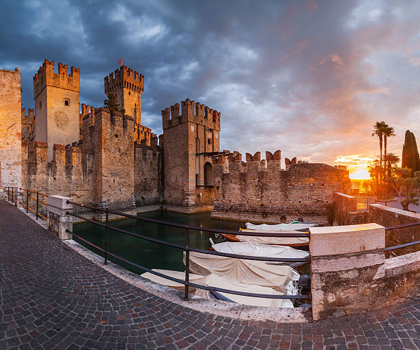 istock Climate port in Sirmione on Lake Garda 494028364