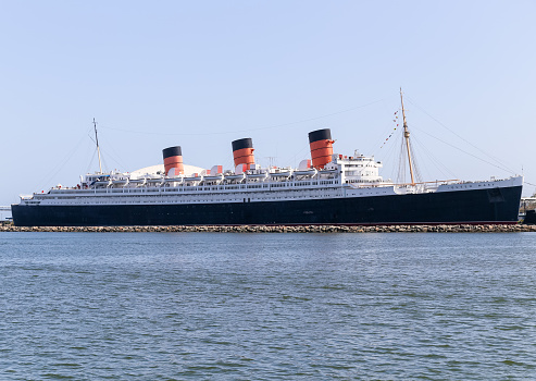 4th June 2022 -Sky Princess Cruise ship leaving the port of Southampton on the south coast of England
