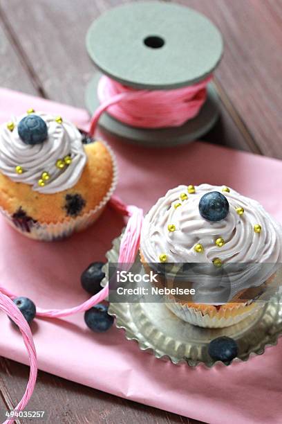 Blueberry Muffins Stock Photo - Download Image Now - Baked, Bakery, Baptismal Font