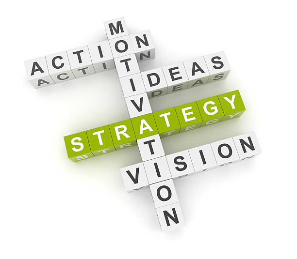 istock Crosswords - Strategy, action, motivation, ideas and vision. 494035707