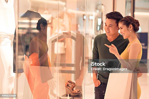 Shopping With Husband Stock Photo - Download Image Now - Shopping, Asian and Indian Ethnicities, Retail