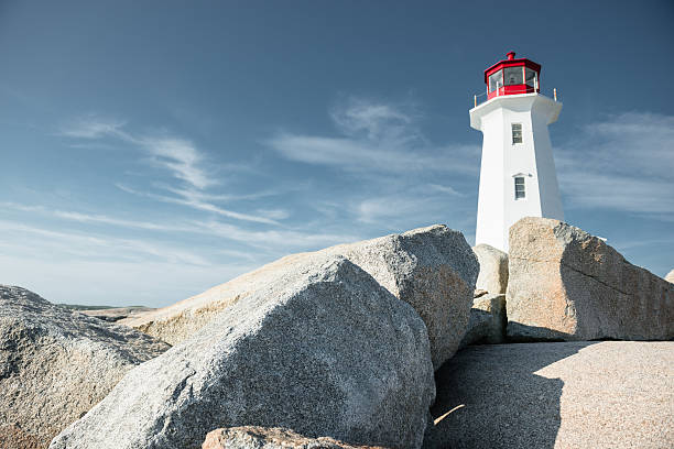 istock Peggy's Cove light head in Nova Scotia 494037592