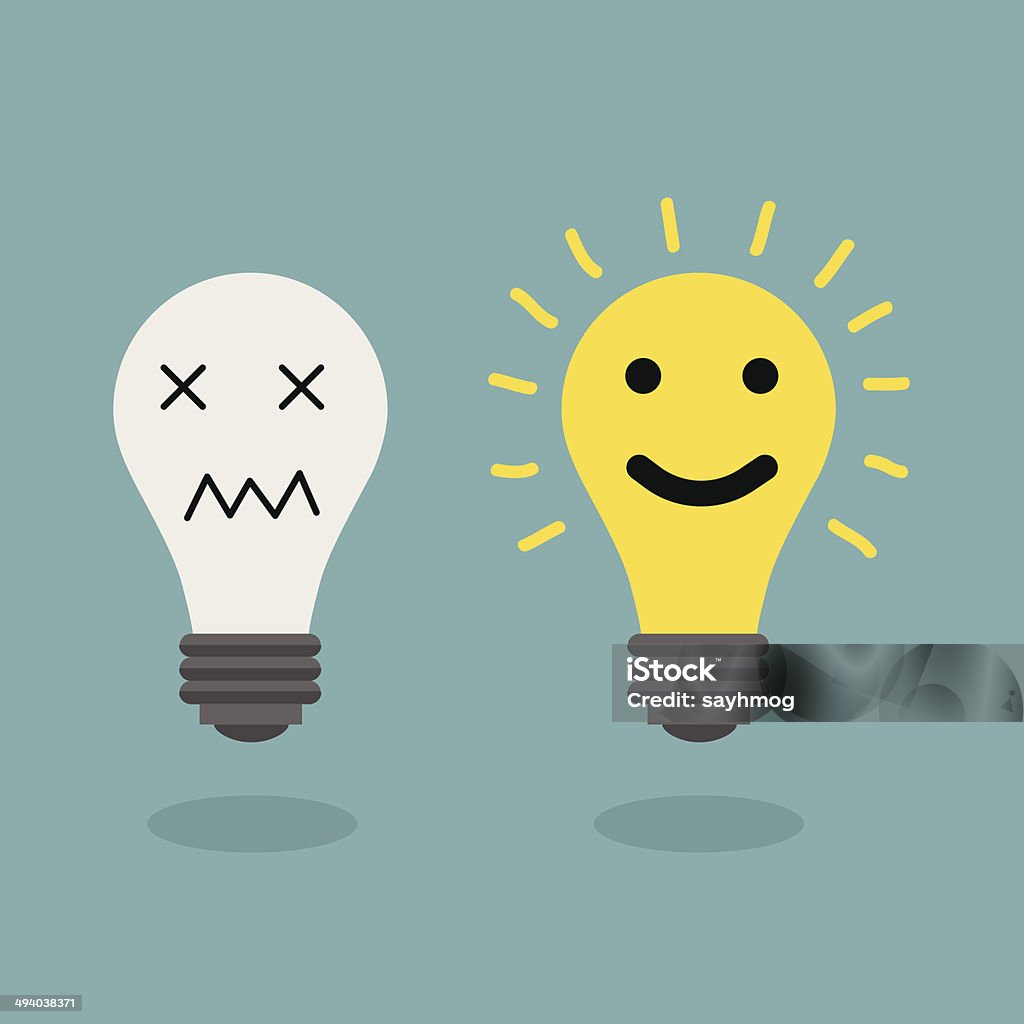 Idea Conception Light Bulb Of Idea Conception Stock Illustration - Download Image Now ...