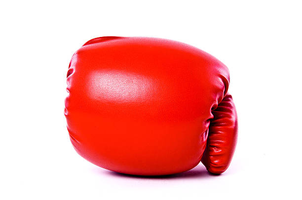 istock Boxing Gloves Red Leather Skin. 494038693