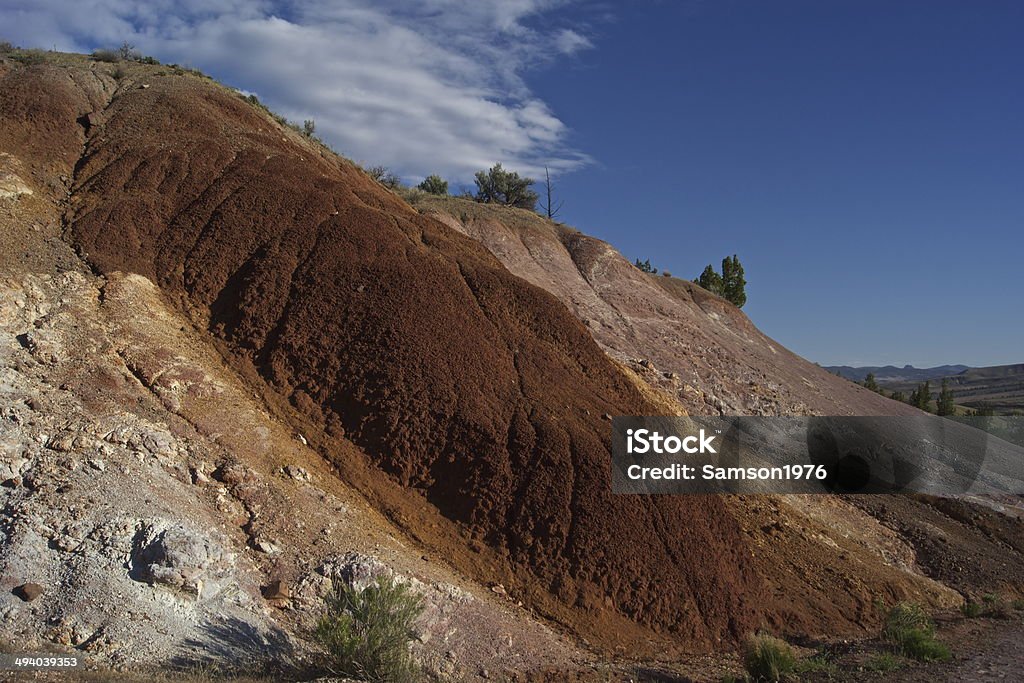 Painted Cove John Day Fossil Beds National Monument. Desert Area Stock Photo