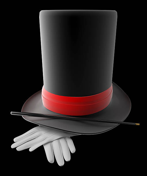 istock hat with gloves and wand 494039581