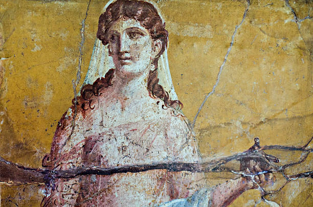 istock Pompeian woman 494039895